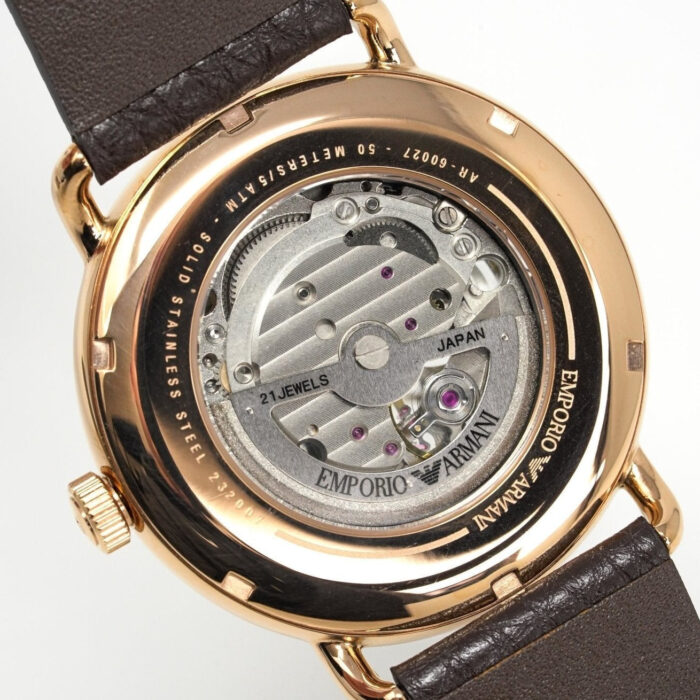 Emporio Armani Men's Automatic Meccanico Skeleton Watch - AR60027 - Image 3